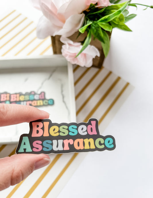 Blessed Assurance Sticker