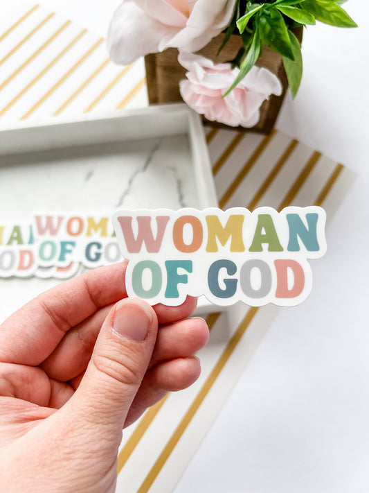 Woman of God Sticker